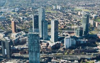 Manchester, UK skyline