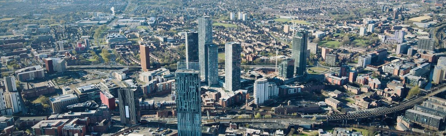 Manchester, UK skyline